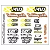 Hobbytech Xmid buggy stickers sheet