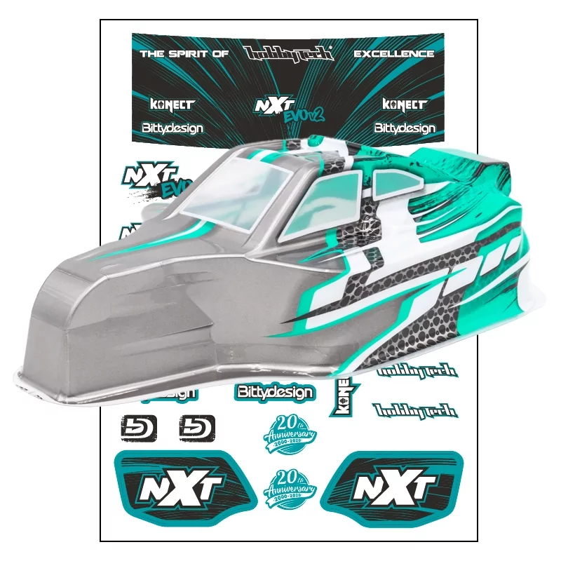 NXT EVO Turquoise/ grey  Body + stickers