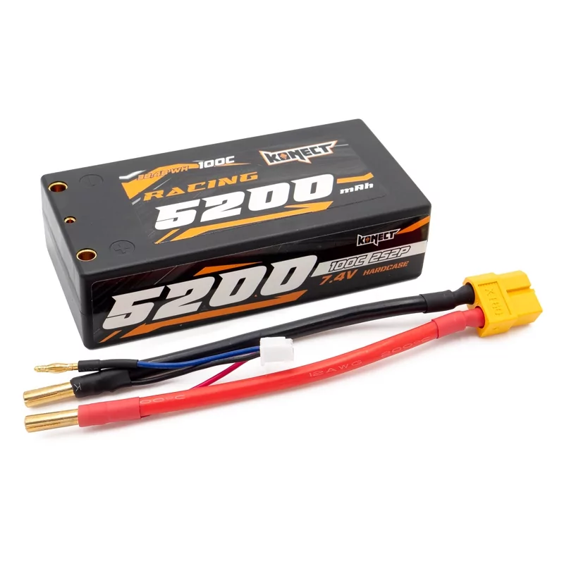 Konect Lipo 5200mah 7.4V 100C 2S2P SHORTY
