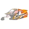 Precut NXT EVO 4s orange / grey  Body with stickers