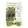 Planche d’autocollants Jaune NXT EVO RR Jaune