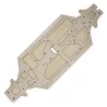 Spirit XR 4 mm main chassis in alu. OAD  (made in France)