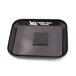 Magnetique plate in aluminium BLACK (105x85mm)