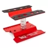 Aluminium rotating car stand Red