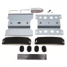 Aluminium rotating car stand Grey