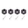 Hexagones + clavettes de roues Funtek SBX (x4)
