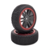 Roues complètes avants Funtek SBX (x2) Rouge