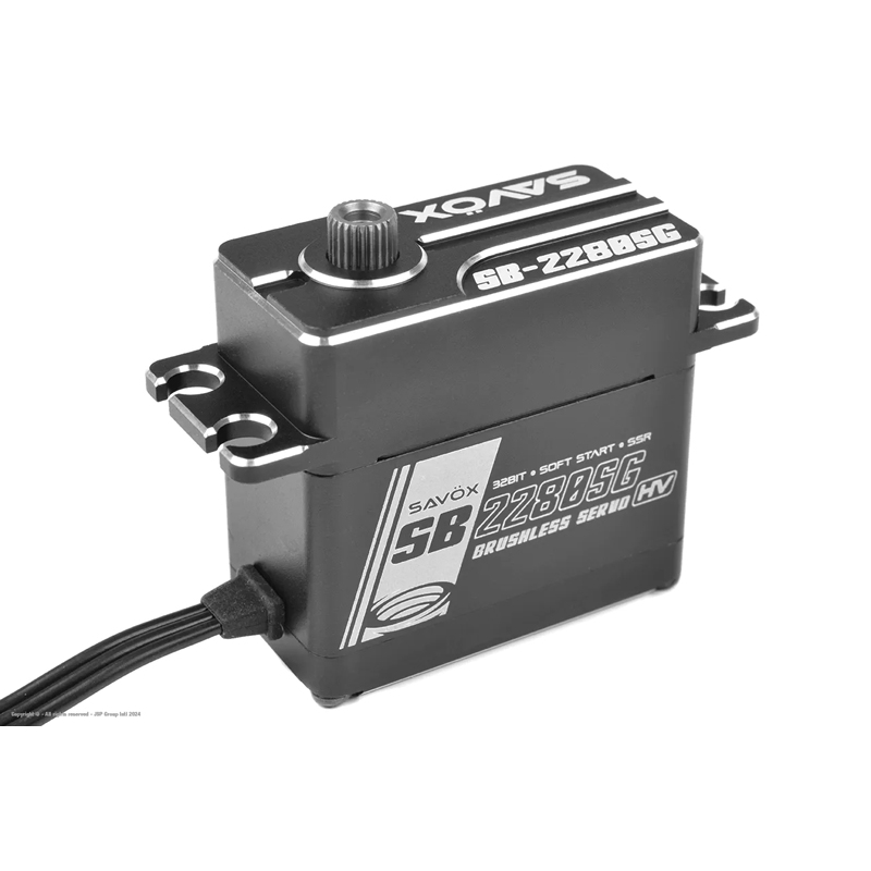 Servo Savox alu standard HV Brushless 50kg / 0,14sec. 7.4V