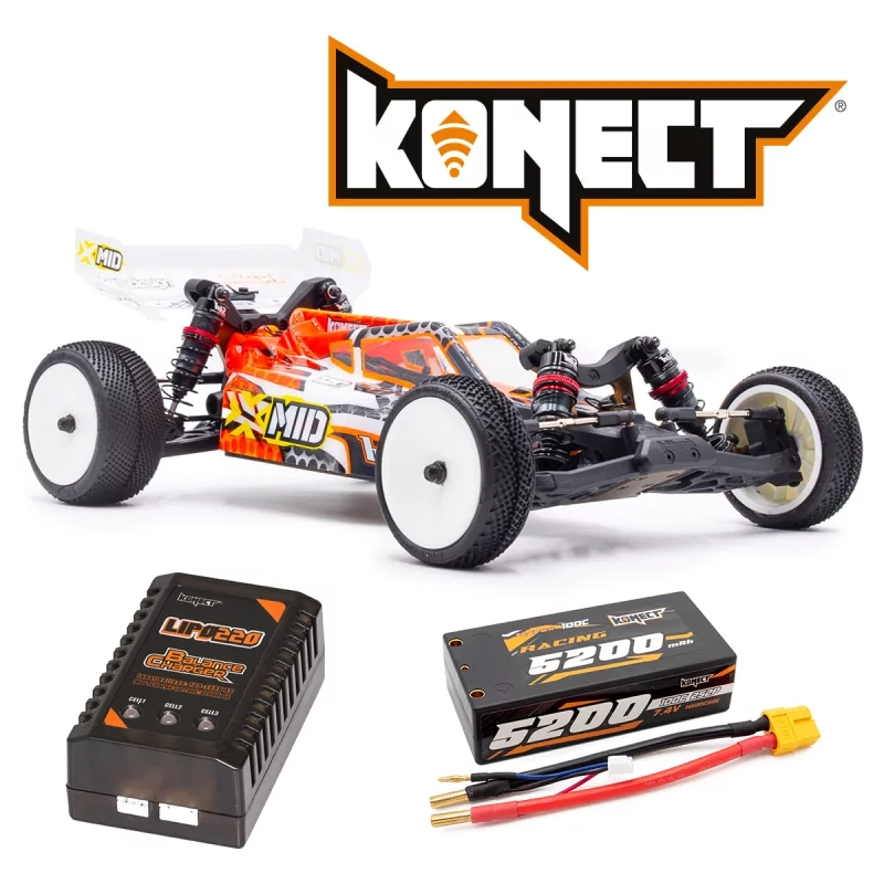 Buggy 1/10eme 2WD XMid -PACK accus et chargeur