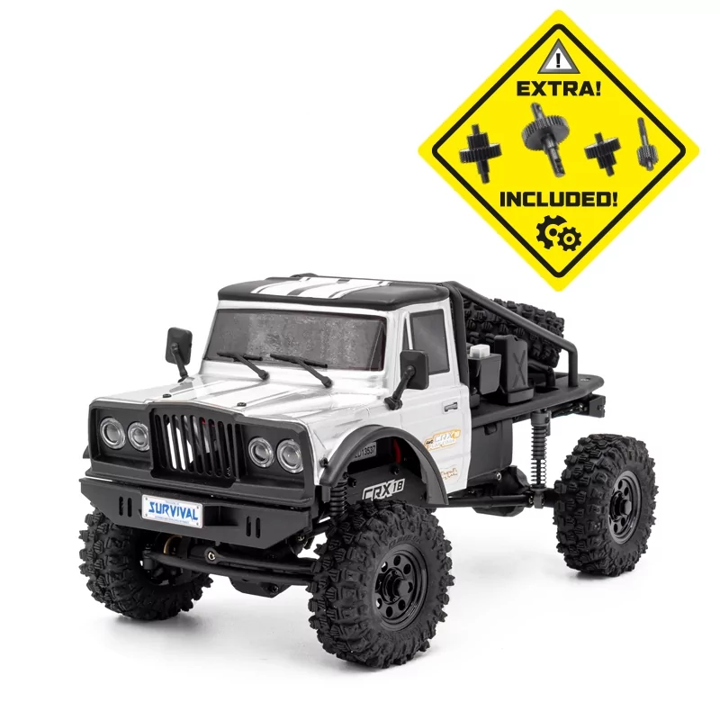 Hobbytech CRX18 Flat Cage 4WD Argent