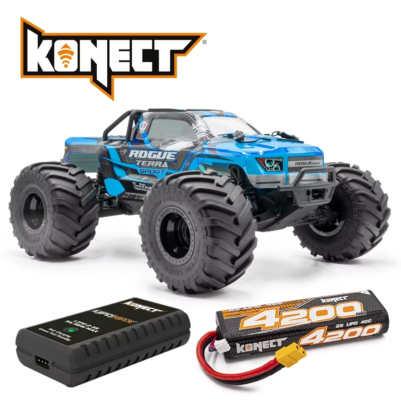 ROGUE TERRA brushless SPORT Bleu-PACK accus et chargeur