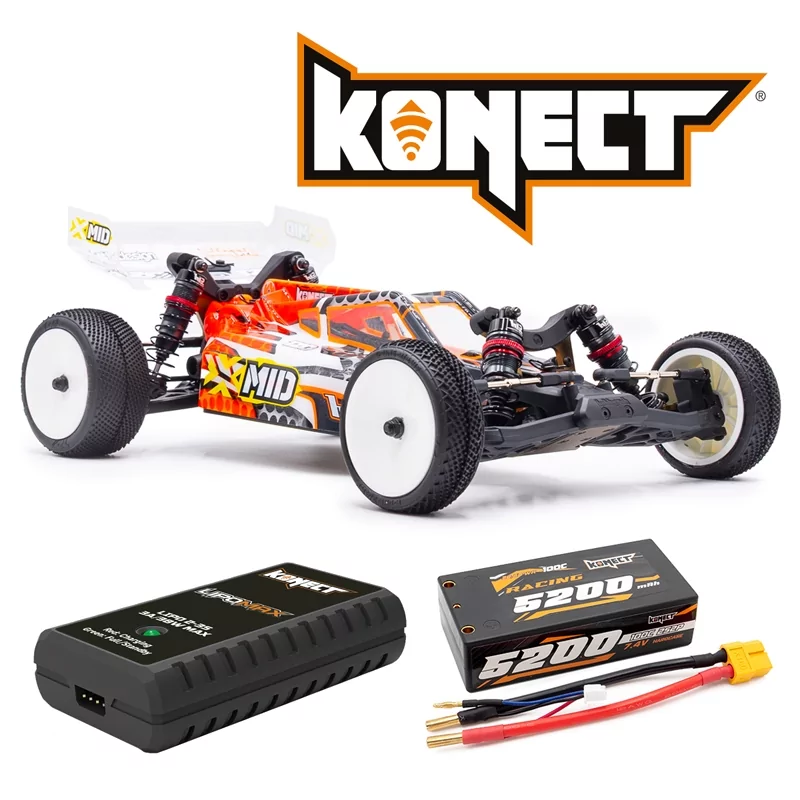 Buggy 1/10eme 2WD XMid -PACK accus et chargeur