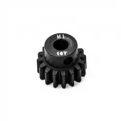 Pignon moteur M1 ø5mm 16 dents en acier