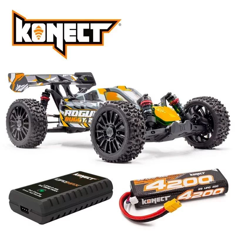Rogue Buggy 2.0 1/8ème Brushless Orange version PACK