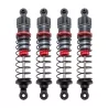 Set 4 amortisseurs aluminium 1/12 85mm + kit 3 ressorts (H/M/S)