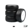 TZO tyres 101- ULTRA SOFT Pre-Glued Set (White) 4pcs