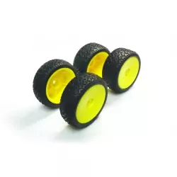 ASSEMBLED YP308RS TYRES SET (YELLOW),4