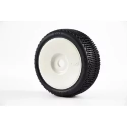 TZO tyres 200-SUPER SOFT Pre-Glued Set (White) 4pcs