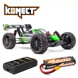 Rogue Buggy 2.0 1/8ème Brushless Vert version PACK