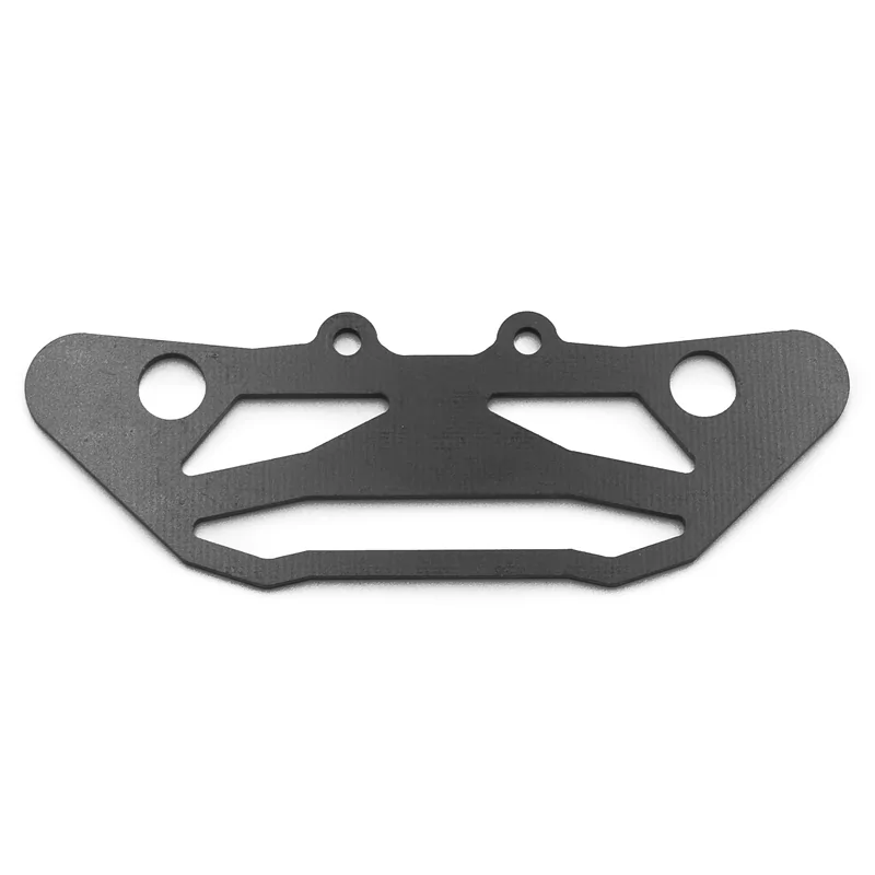 Over D10 front bumper upper G10 plate