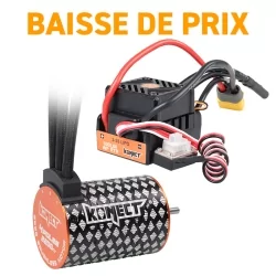 COMBO BRUSHLESS 60Amp WP + moteur 4P...