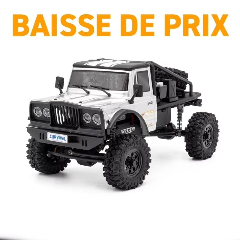 Hobbytech CRX18 Flat Cage 4WD Argent