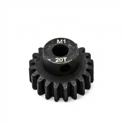 Pignon moteur M1 ø5mm 20 dents en acier