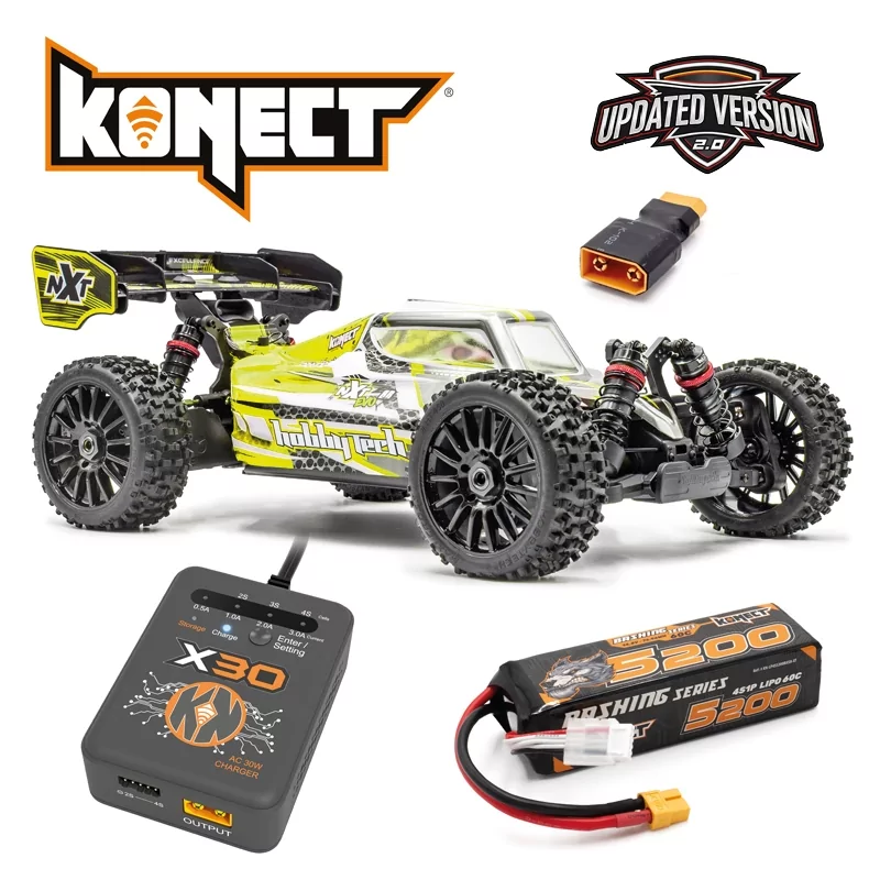 SPIRIT NXT EVO RR 2.0 BRUSHLESS RTR JAUNE version PACK