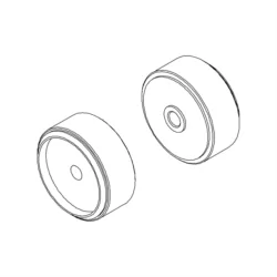 Roue arrière C64 (x2)