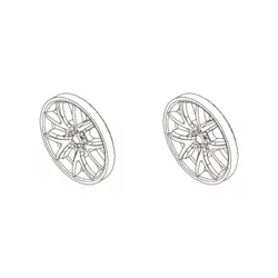 Enjoliveur pour C65 (x4)