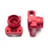 Etrier arrière Rouge Xmid en aluminium (x2) fabriqué en France