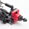 Etrier arrière Rouge Xmid en aluminium (x2) fabriqué en France