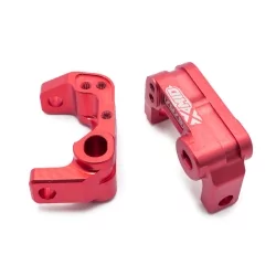Etrier avant Xmid Rouge en aluminium (x2) fabriqué en France
