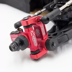 Etrier avant Xmid Rouge en aluminium (x2) fabriqué en France
