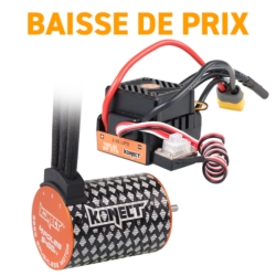 COMBO BRUSHLESS 60Amp WP + moteur 4P 3650SL 5400Kv