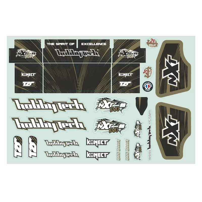 Planche stickers Spirit NXT RR Race Roller