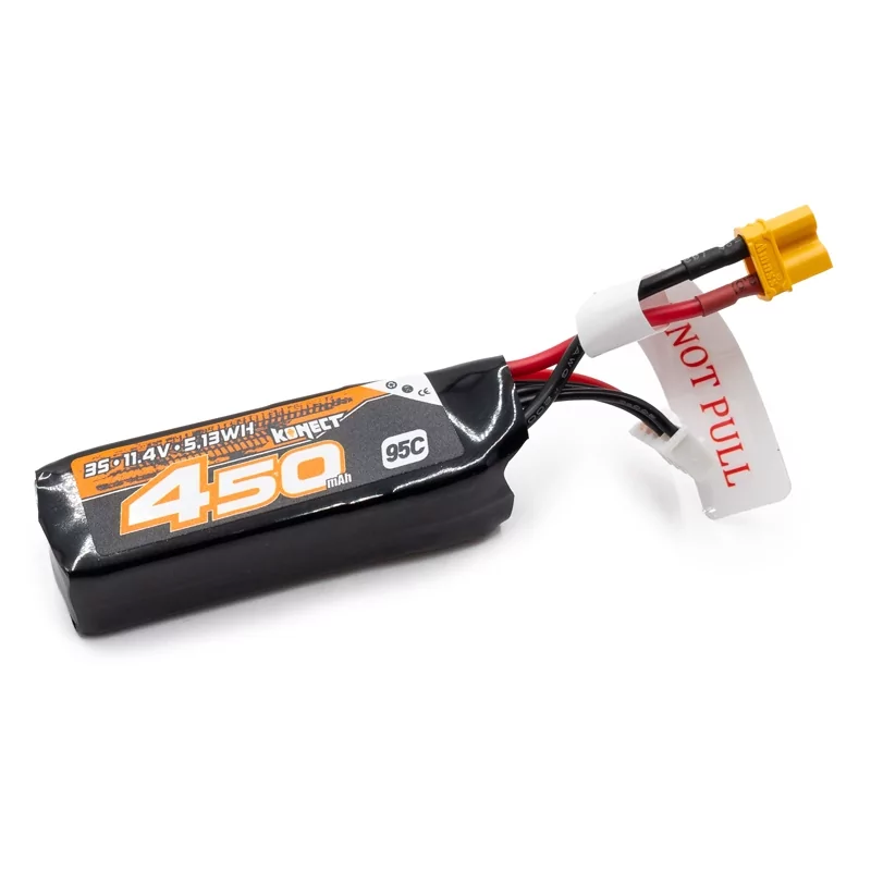 Konect Lipo 450mah 11.1V 95C 3S XT30- crawler