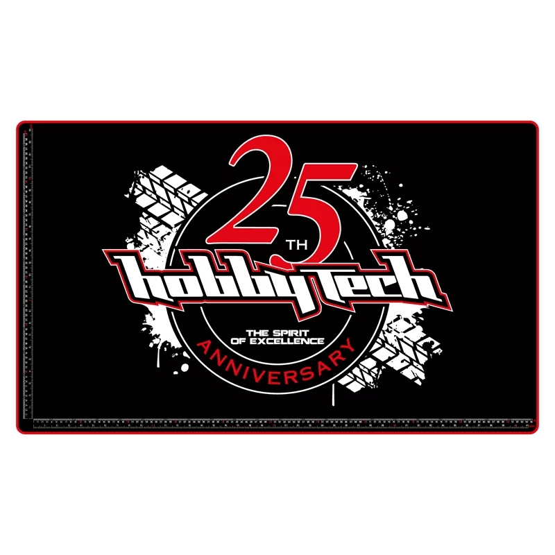 Tapis de stand Hobbytech 25eme Anniversaire taille 100x60cm (ep. 3mm)