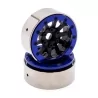 Black/Blue Crawler Alu/Steel 1.9 Beadlock Rim (x2)