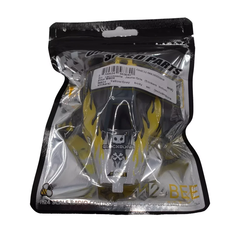 MB24 Yellow/Grey body set (Including stickers)