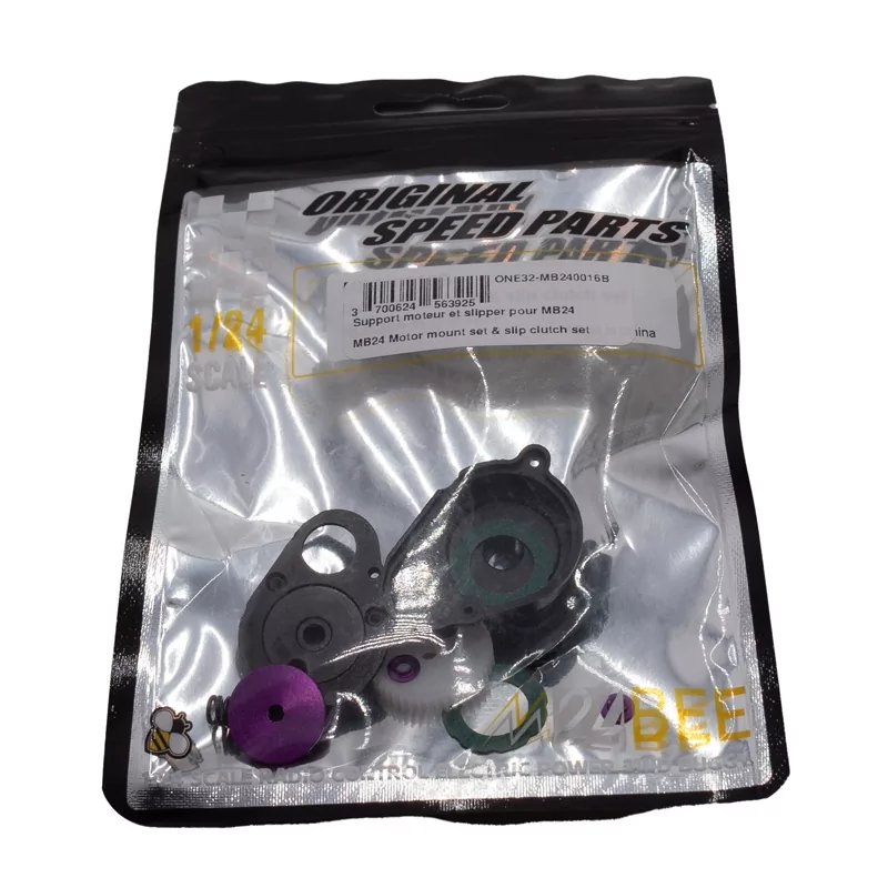 MB24 Motor mount set & slip clutch set