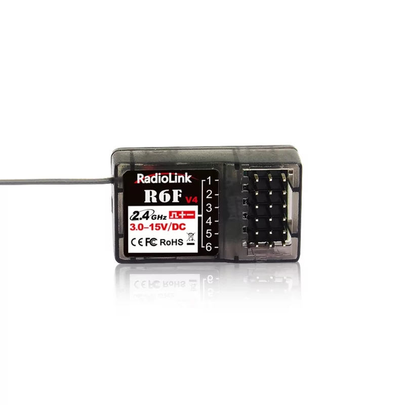 Récepteur 4 voies pour radio RC6GS RC4GS T8FB T8S