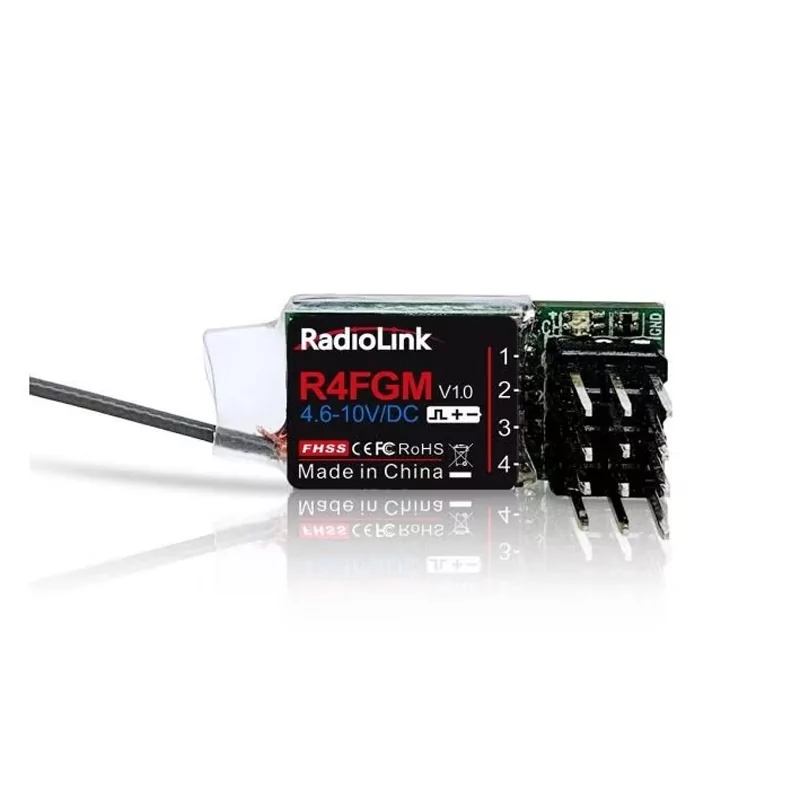Récepteur 4 voies avec gyro pour radio RC6GS RC4GS T8FB T8S