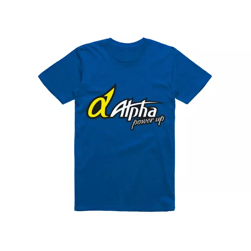 T-shirt Alpha Plus bleu Taille M