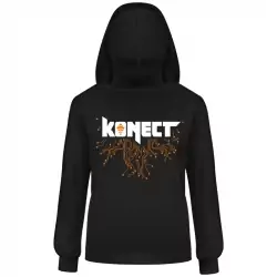 Sweat à capuche Konect Noir Unisexe