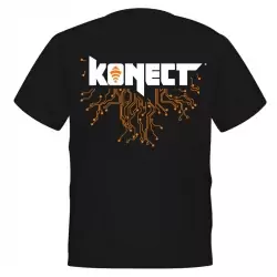 T-Shirt Konect Noir - Femme