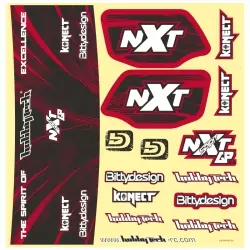 Planche stickers Spirit NXT GP Orange