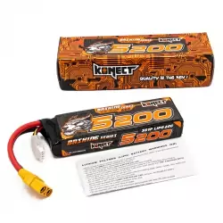 Konect Lipo 5200mah 11.1V 60C 3S1P 57.7Wh bash (XT90)