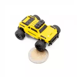 Micro Monster truck 1/76ème Jaune