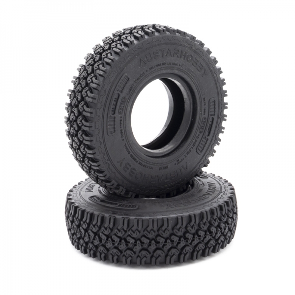 Pneus 1.55'' -90*25mm-avec mousse (2 pneus par sachet) Pneus 1.55'' -90*25mm-avec mousse (2 pneus par sachet)